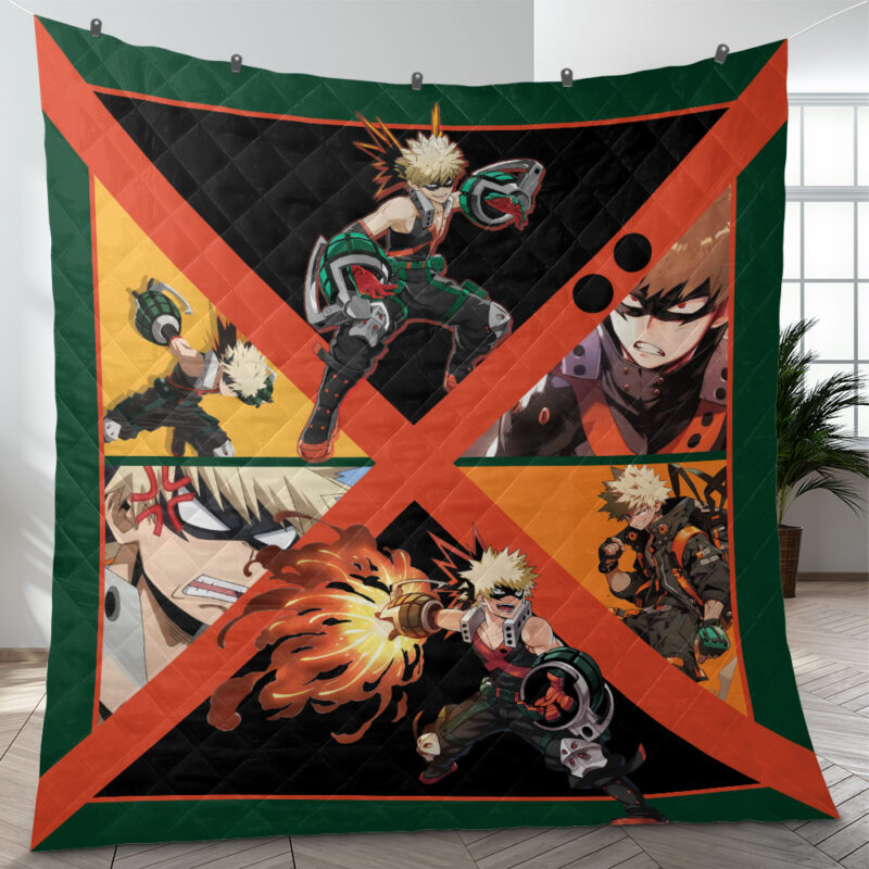 Bakugo My Hero Academia Quilt Blanket