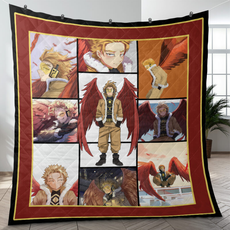 Hawks My Hero Academia Quilt Blanket