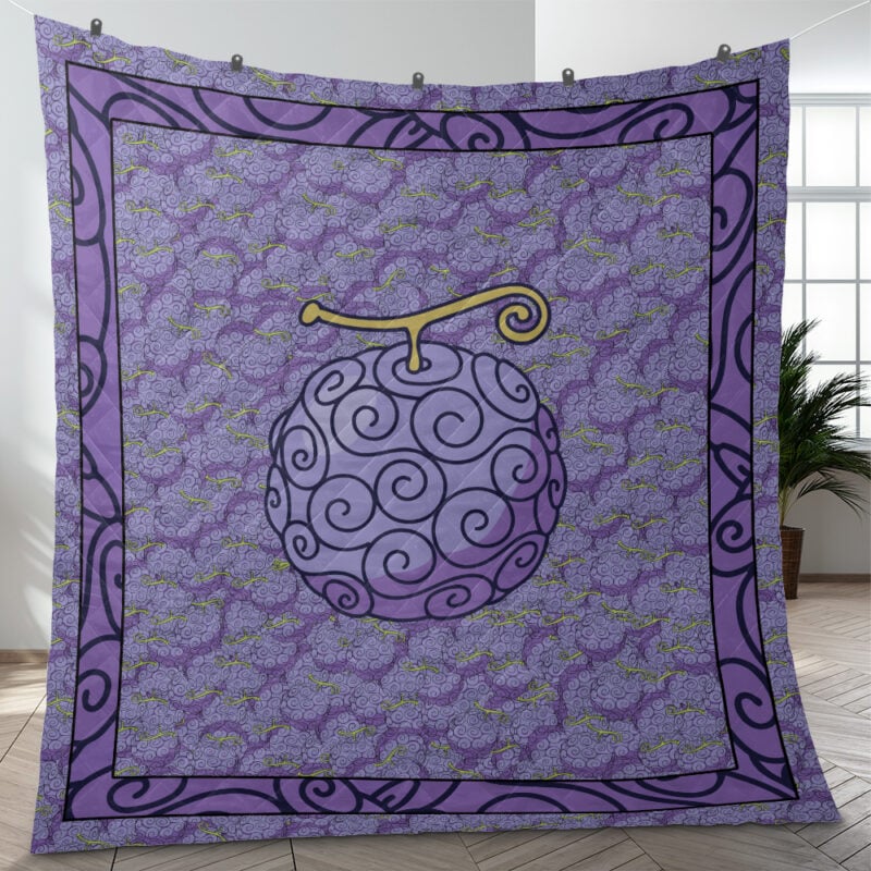 Gomu Gomu No Mi One Piece Quilt Blanket