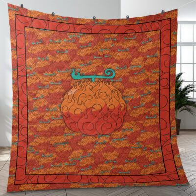 Mera Mera No Mi One Piece Quilt Blanket