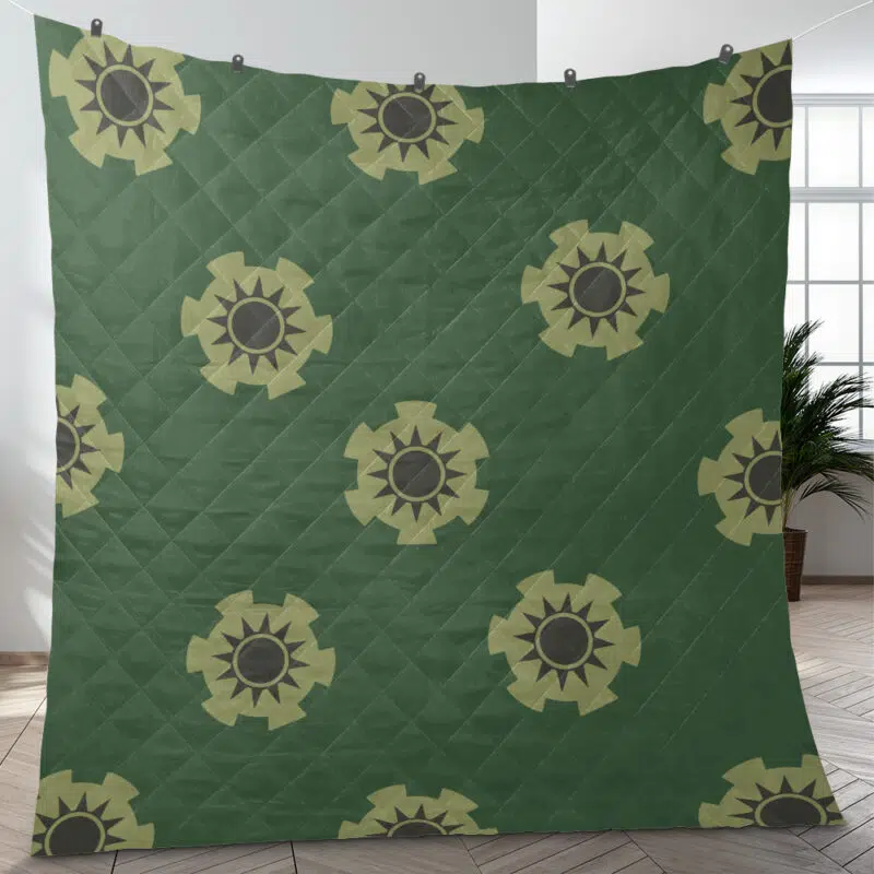Zoro Wano One Piece Quilt Blanket
