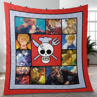 Sanji One Piece Quilt Blanket