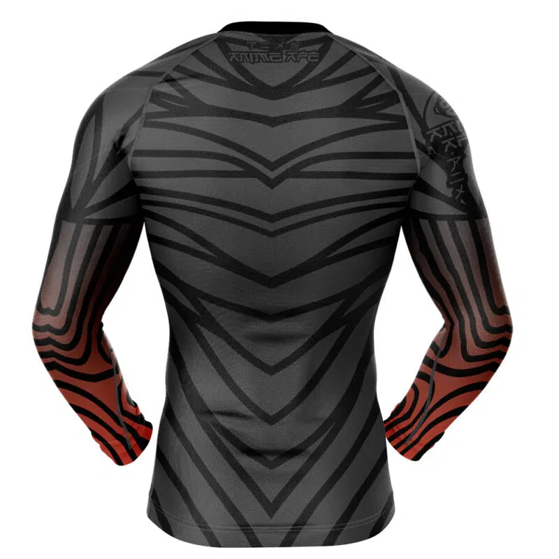 Riku Dark Mode Kingdom Hearts Long Sleeve Rash Guard Compression