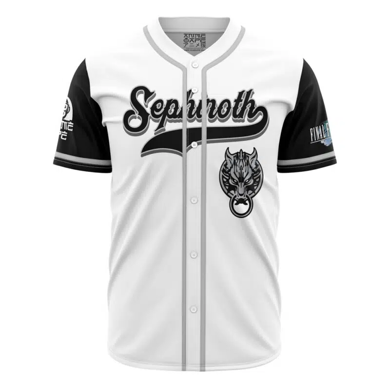 Sephiroth Final Fantasy Baseball Jersey