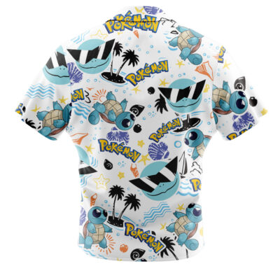 Shades Squirtle V1 Pokemon Button Up Hawaiian Shirt