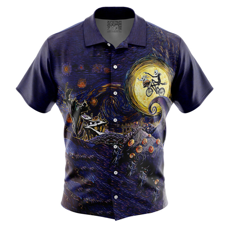 Starry Nightmare Before Christmas Hawaiian Shirt