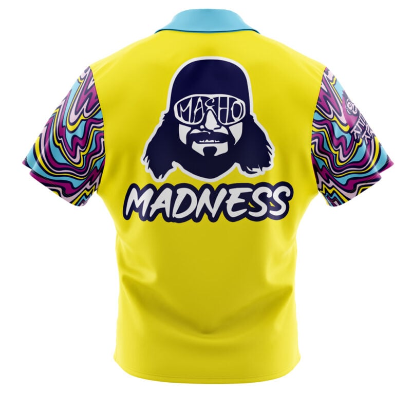 The Cream of the Crop Trippy Randy Savage Button Up Hawaiian Shirt - Image 2