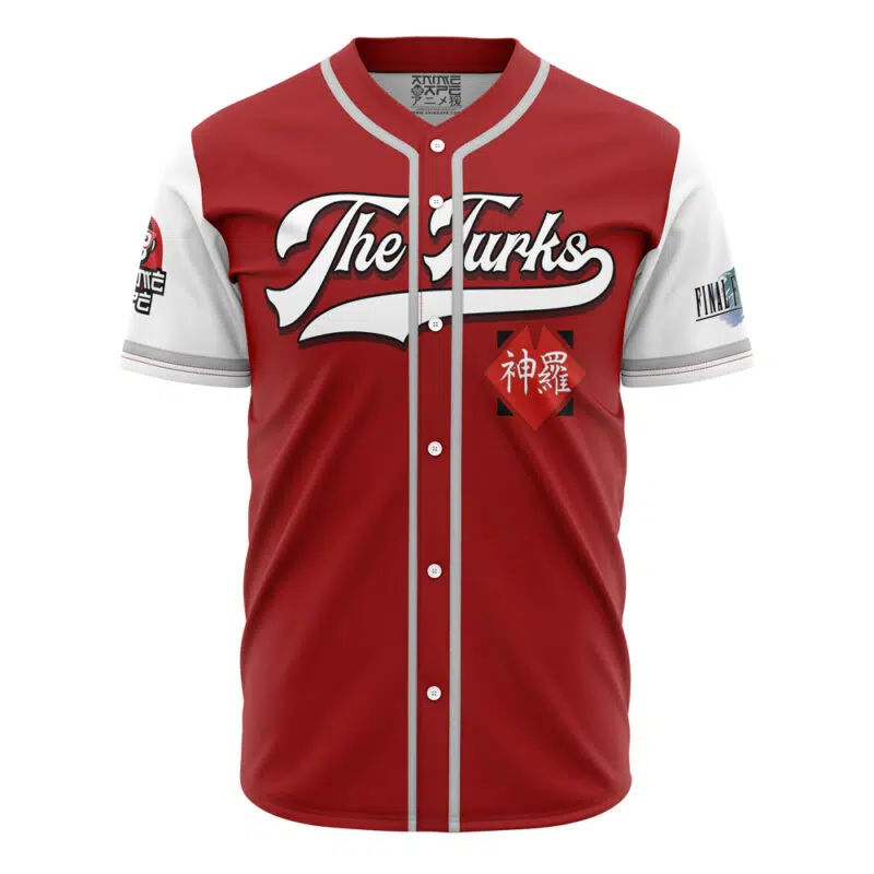 The Turks Final Fantasy Baseball Jersey