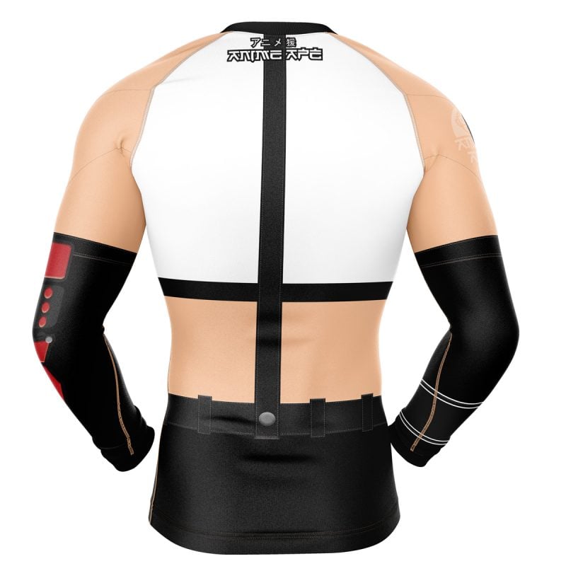 Tifa Lockheart Final Fantasy Long Sleeve Rash Guard Compression Shirt - Image 2
