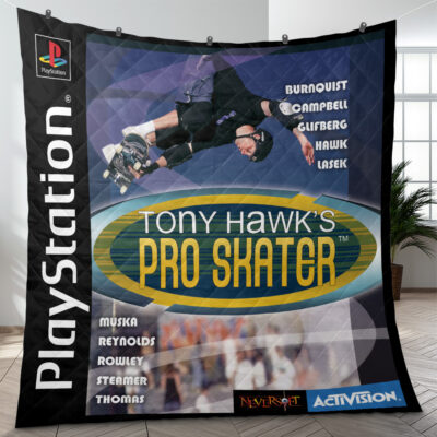 Tony Hawk's Pro Skater Quilt Blanket