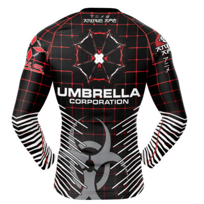 Umbrella Corp Resident Evil Long Sleeve Rash Guard Compression
