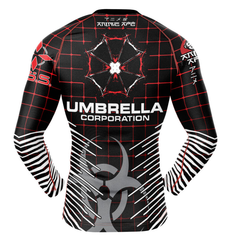 Umbrella Corp Resident Evil Long Sleeve Rash Guard Compression
