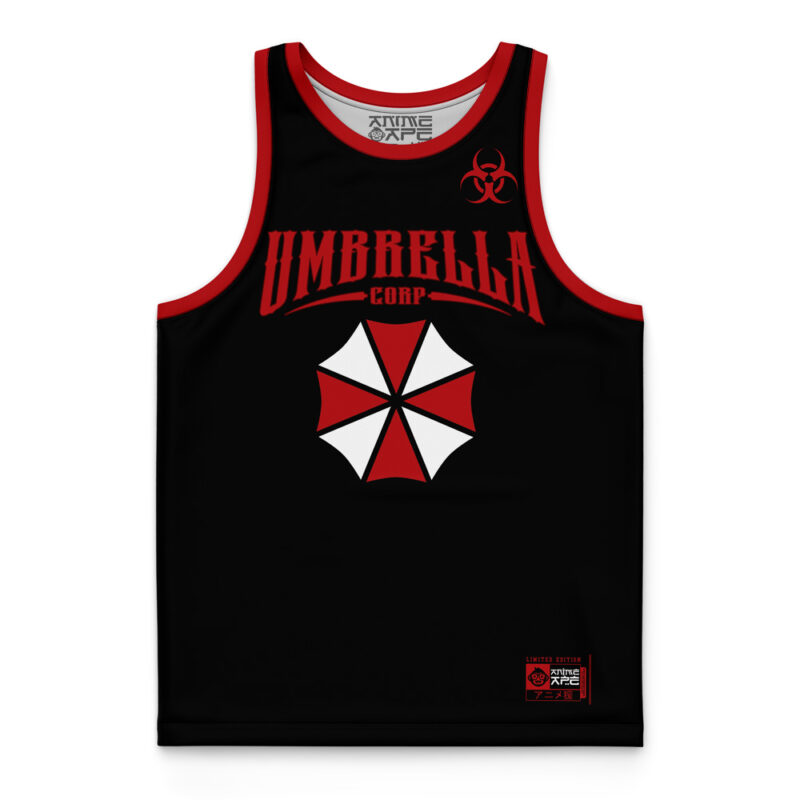 Umbrella Corp V2 Resident Evil Basketball Jersey - Image 3