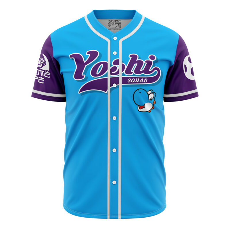 Yoshi Squad V2 Super Mario Bros Baseball Jersey Baseball Jersey