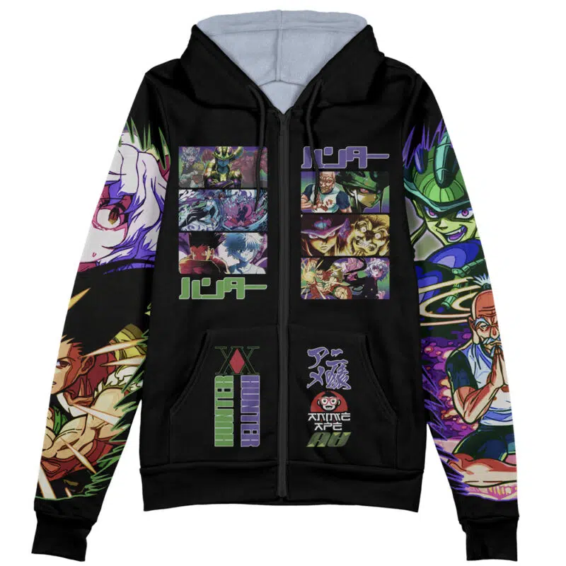 Chimera Ant Arc Hunter x Hunter Streetwear Zip Hoodie Jacket - Image 2
