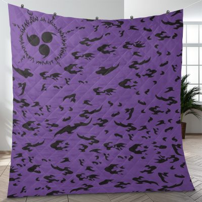 Curse Mark Naruto Quilt Blanket