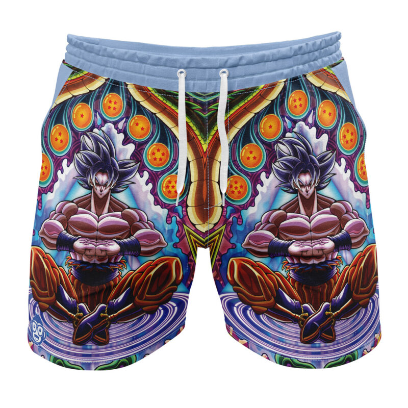Trippy Ultra Instinct Goku Dragon Ball Super Gym Shorts