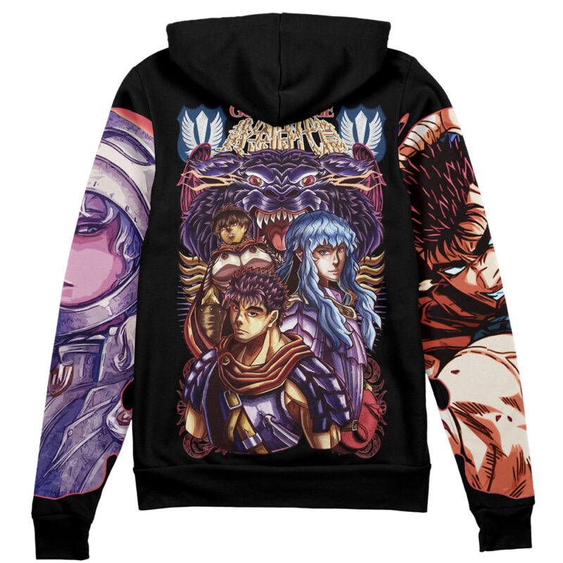 Golden Age Berserk Streetwear Zip Hoodie Jacket