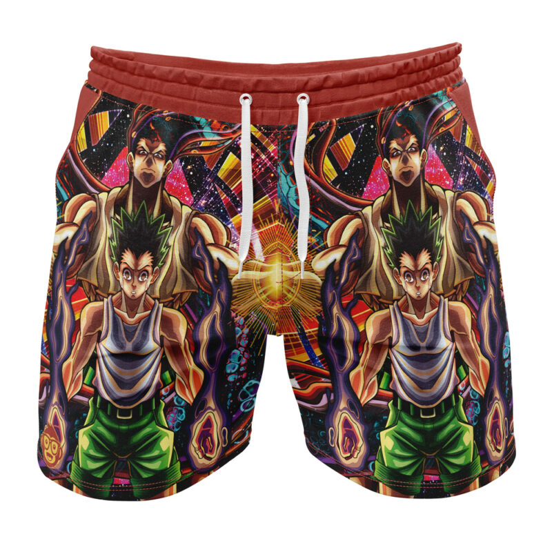 Trippy Gon Freecss Hunter X Hunter Gym Shorts