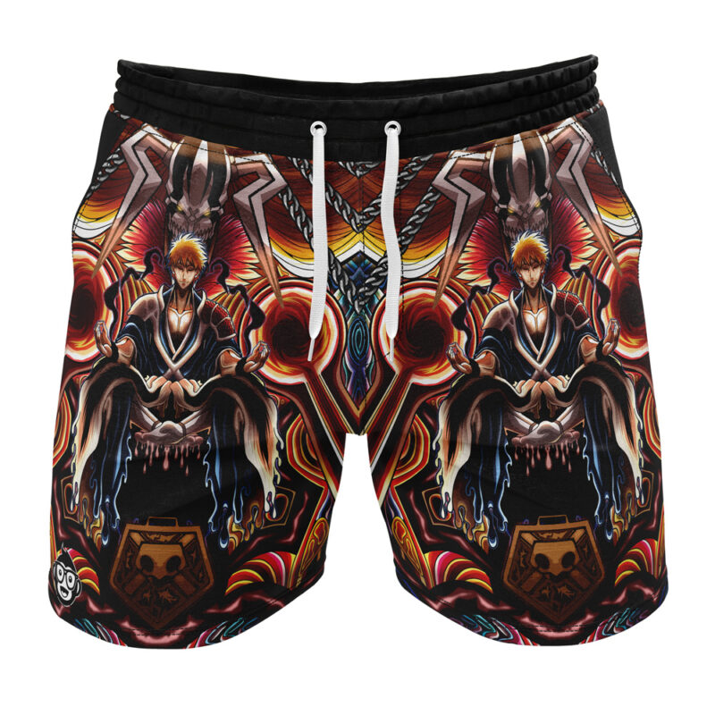 Trippy Kurosaki Ichigo TYBWA Bleach Gym Shorts