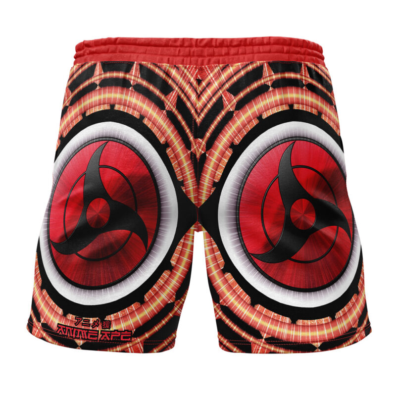 Trippy Uchiha Itachi Shippuden Gym Shorts - Image 2