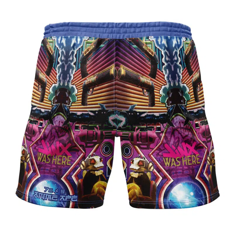 Trippy Jinx Arcane Gym Shorts - Image 2