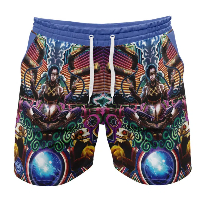 Trippy Jinx Arcane Gym Shorts