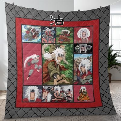Jiraya Naruto Quilt Blanket
