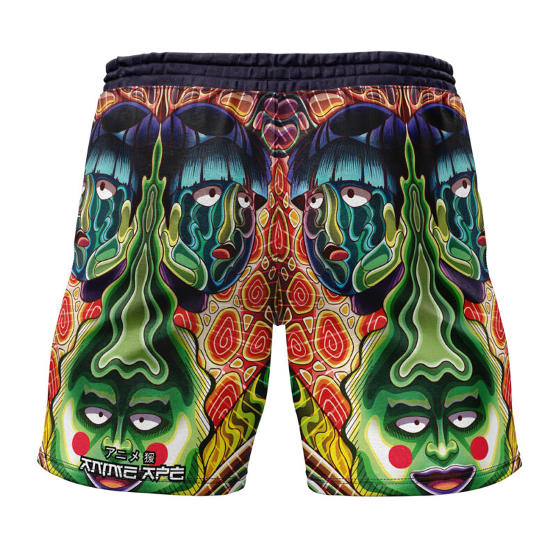Trippy Shigeo Kageyama Mob Psycho 100 Gym Shorts - Image 2