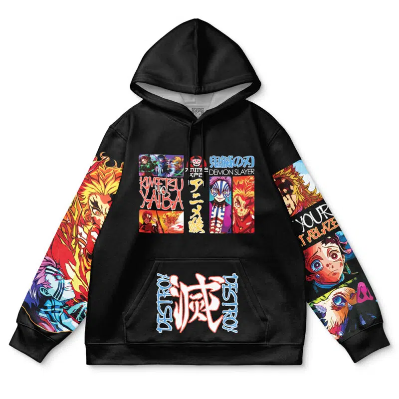 Mugen Train Arc Demon Slayer Streetwear Hoodie - Image 2
