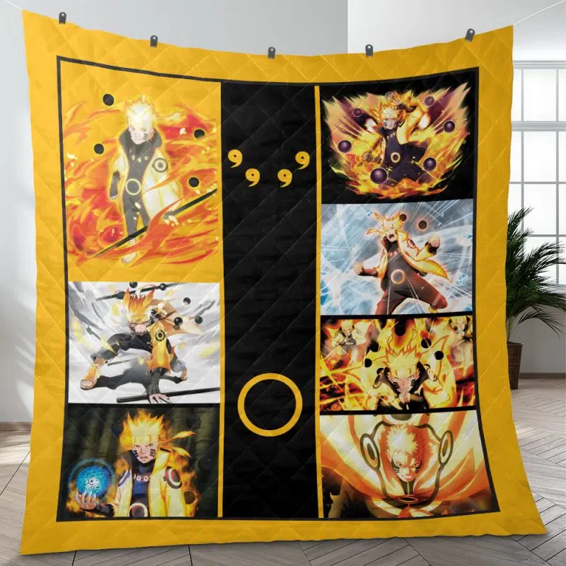 Six Paths Sage Mode Naruto Quilt Blanket