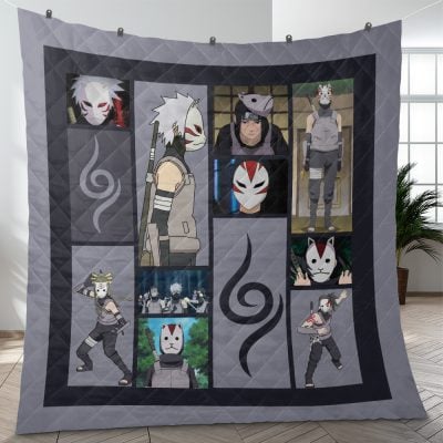 The Anbu Naruto Quilt Blanket
