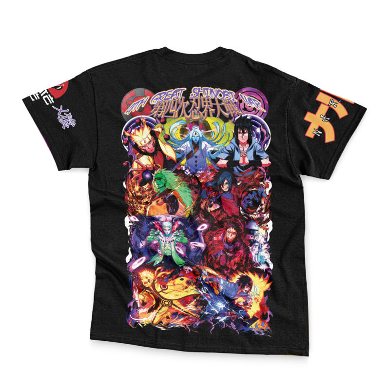 4th Great Shinobi War Shippuden Streetwear T-Shirt - Image 2