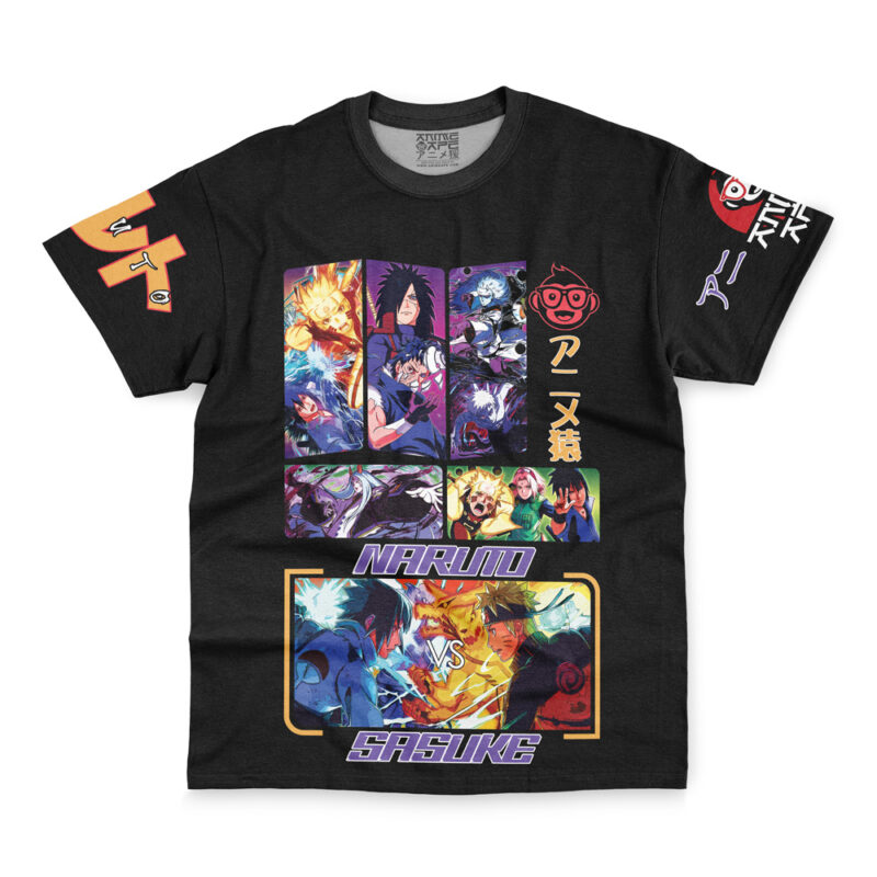 4th Great Shinobi War Shippuden Streetwear T-Shirt - Image 4