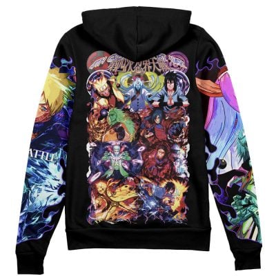 4th Great Shinobi War Shippuden Streetwear Zip Hoodie Jacket