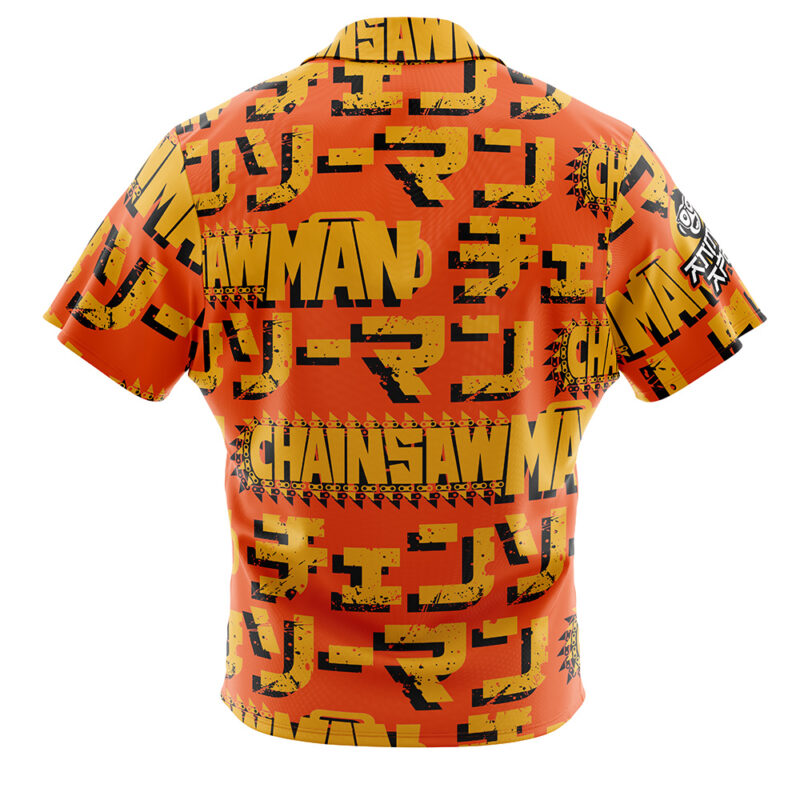 Denji Chainsaw Man Button Up Hawaiian Shirt - Image 2