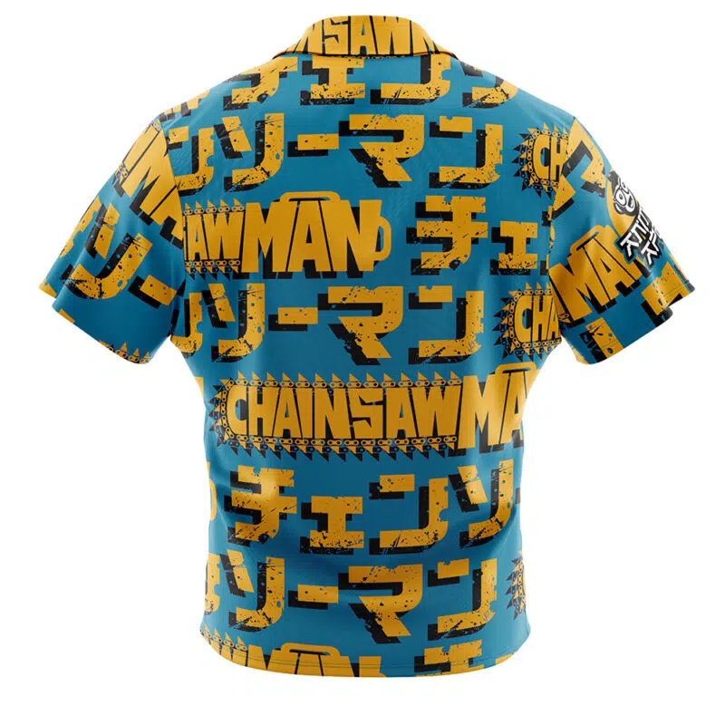 Aki Chainsaw Man Button Up Hawaiian Shirt - Image 2