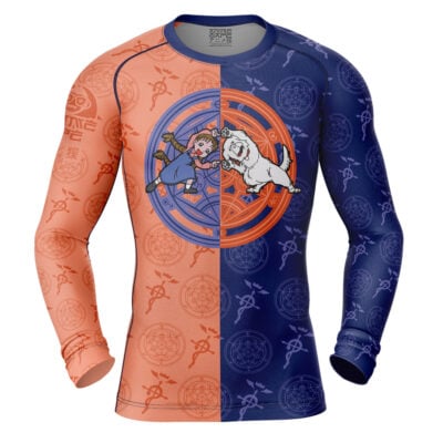 Chimera Fullmetal Alchemist Long Sleeve Rash Guard Compression