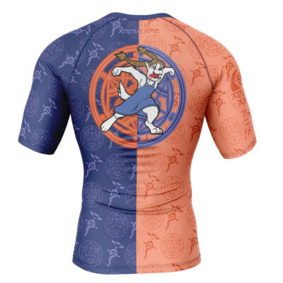 Chimera Fullmetal Alchemist Short Sleeve Rash Guard Compression Shirt