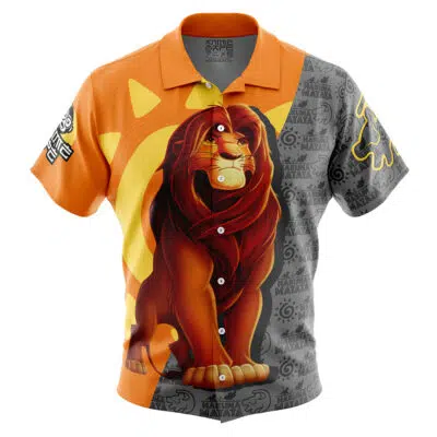 Simba Lion King Button Up Hawaiian Shirt