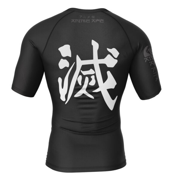 Hashira Demon Slayer Short Sleeve Rash Guard Compression Shirt