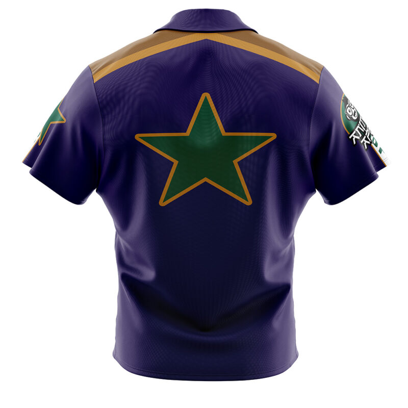 Jotaro Kujo Jojo's Bizarre Adventure Button Up Hawaiian Shirt - Image 2