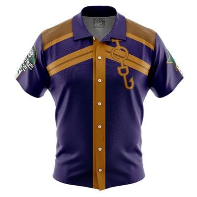 Jotaro Kujo Jojo's Bizarre Adventure Button Up Hawaiian Shirt
