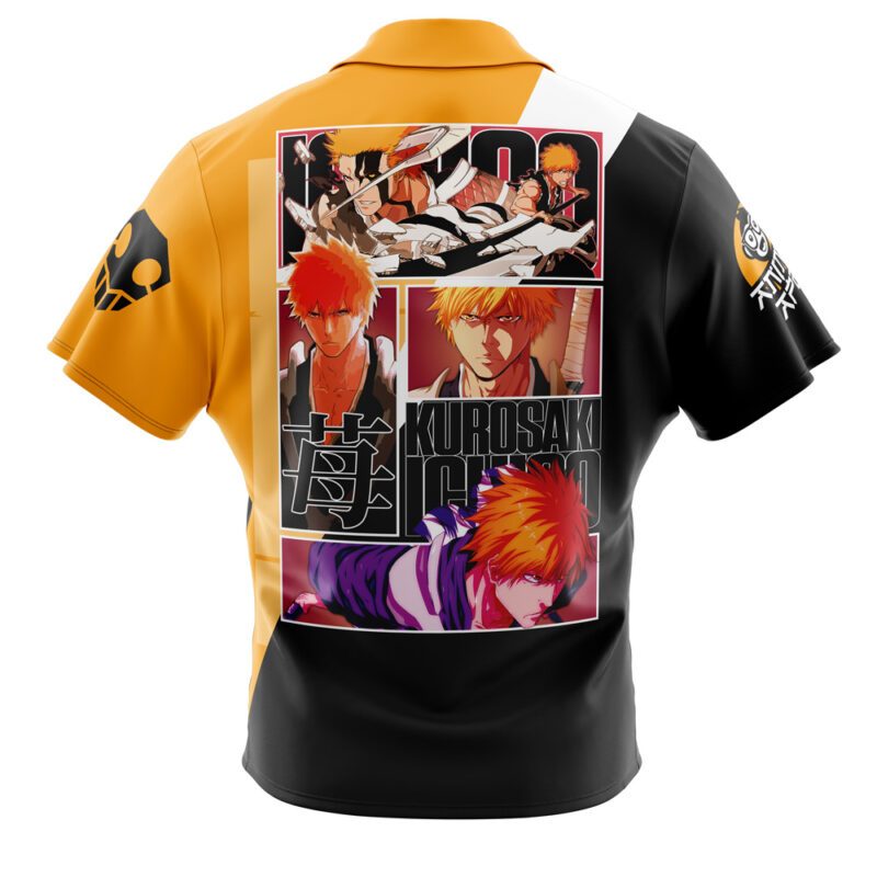 Kurosaki Ichigo TYBWA Bleach Button Up Hawaiian Shirt - Image 2