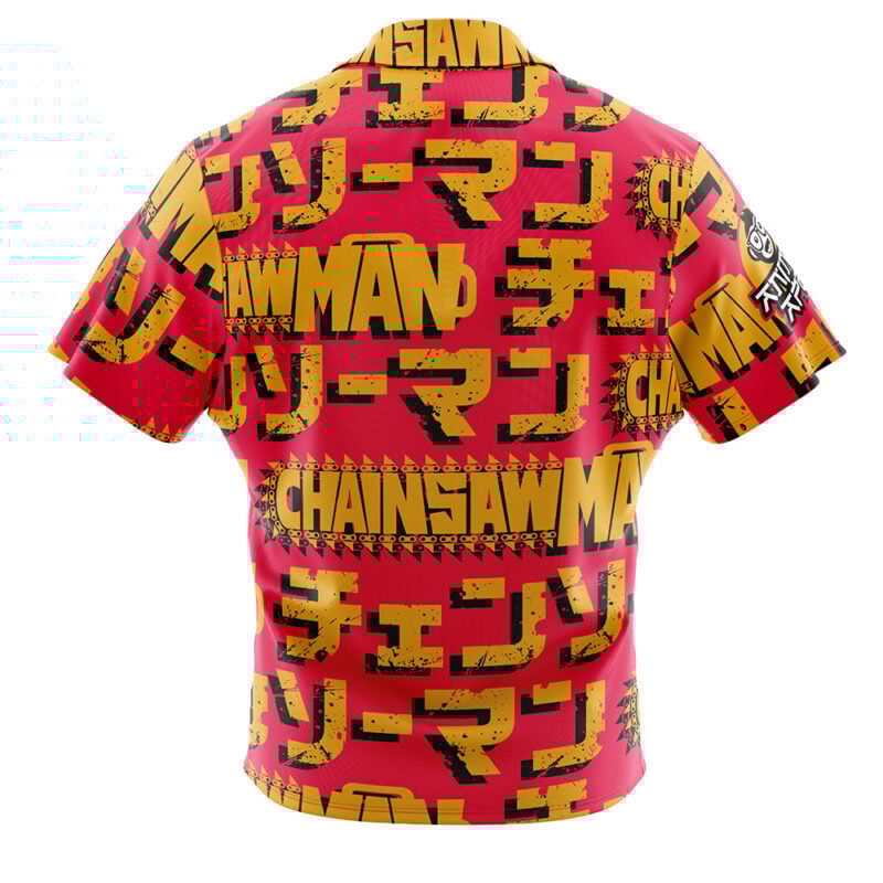 Makima Chainsaw Man Button Up Hawaiian Shirt - Image 2
