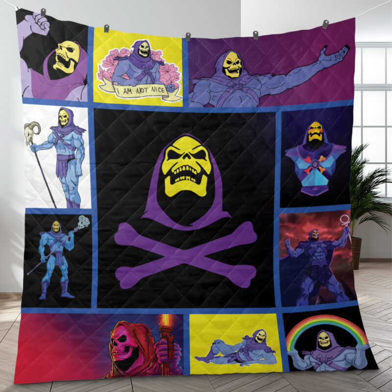 Skeletor He-Man Quilt Blanket
