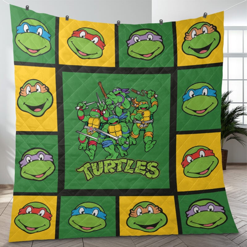 Teenage Mutant Ninja Turtles Quilt Blanket