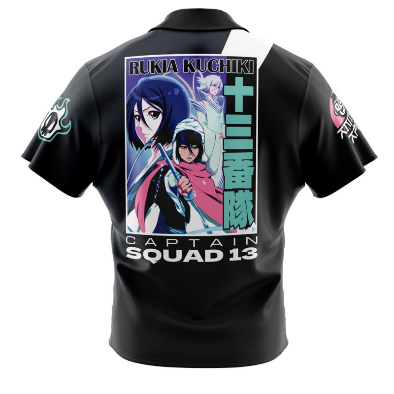 Rukia Kuchiki TYBWA Bleach Button Up Hawaiian Shirt - Image 2
