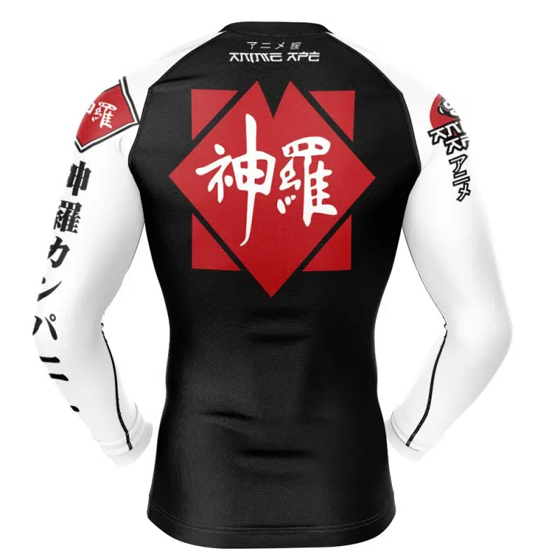 Shinra Electric Power Company FFVII Long Sleeve Rash Guard Compression