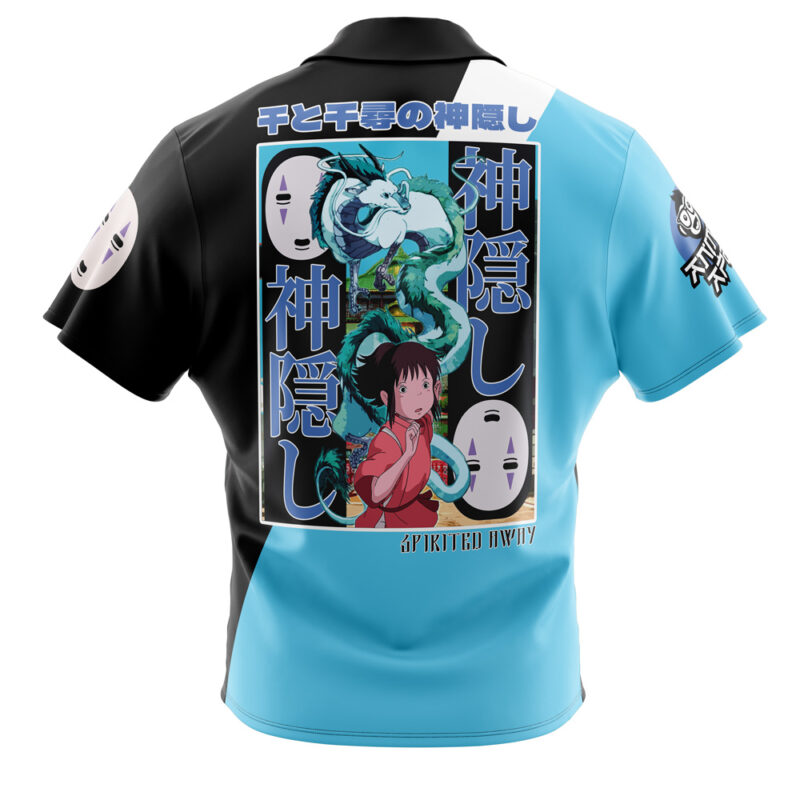 Spirited Away Studio Ghibli Button Up Hawaiian Shirt - Image 2